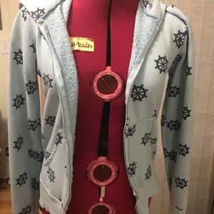 Hoodie with Anchor Wheels